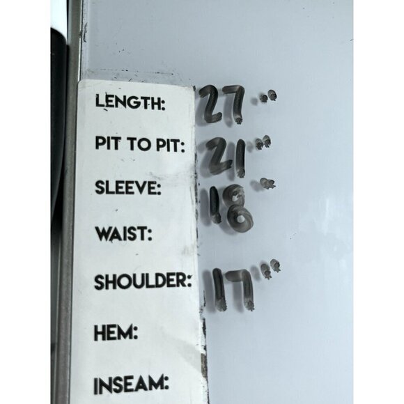 Chicos Top Women M Blue Pullover Mature Studs Peplum Neutral Coastal Classic - Picture 8 of 10